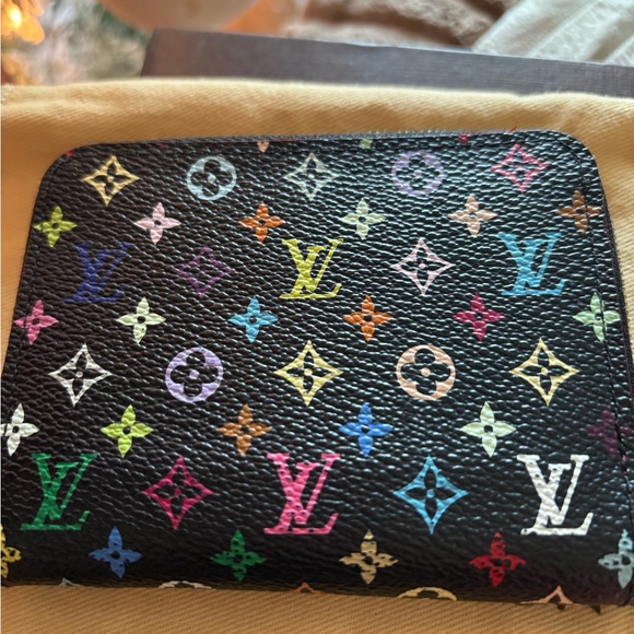 Louis Vuitton Black Multicolor Monogram Wallet - Picture 2 of 12